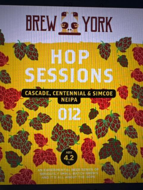 Hop Sessions 012 4.2%, Brew York, England