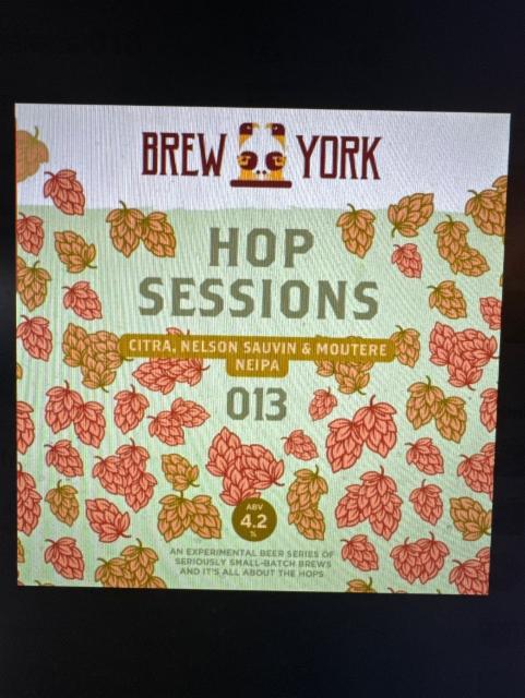 Hop Sessions 013 4.2%, Brew York, England