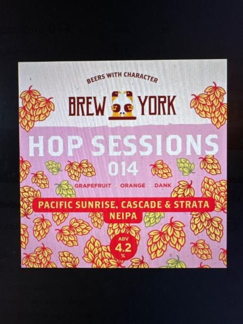 Hop Sessions 014 4.2%, Brew York, England