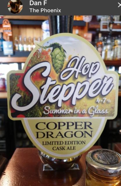 Hop Stepper 4.7%, Copper Dragon Brewery, England