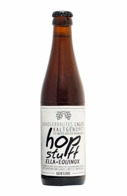 Hop Stuff Ella + Equinox 5.6%, Welde Braumanufaktur, Germany