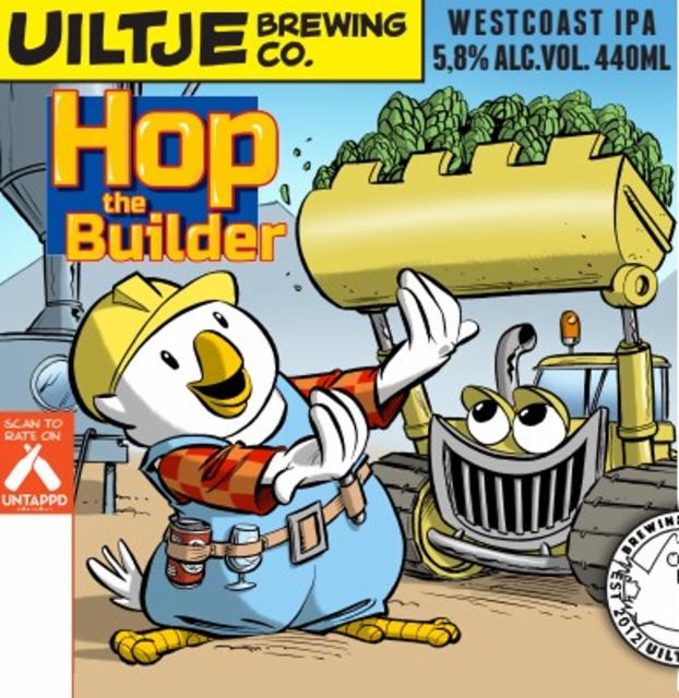 Hop The Builder 5.8%, Uiltje Brewing Co, Netherlands
