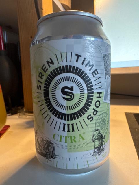 Time Hops III: Citra 5.5%, Siren Craft Brew, England