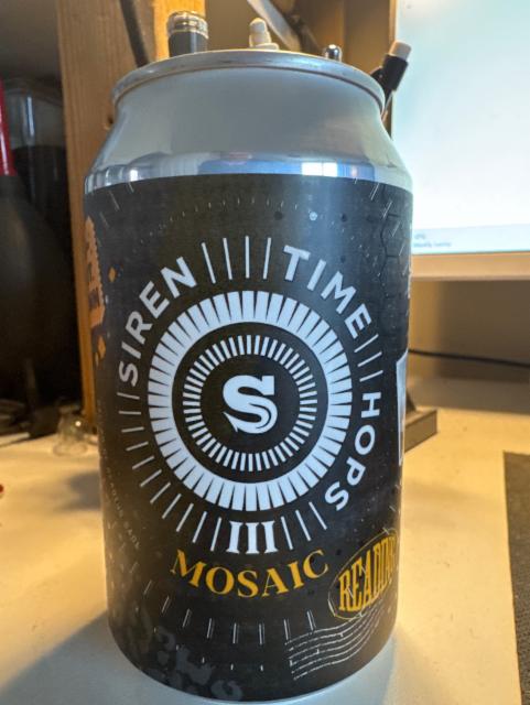 Time Hops III: Mosaic 4.0%, Siren Craft Brew, England