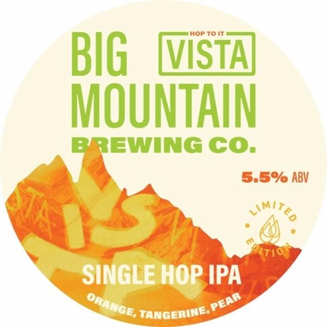 Hop To It - Vista 5.5%, Big Mountain Brewing Co., France