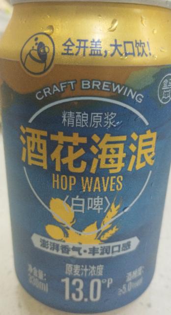 Hop Waves / 酒花海浪白啤 5.0%, HEMA Craft Brewing / 盒马精酿, China