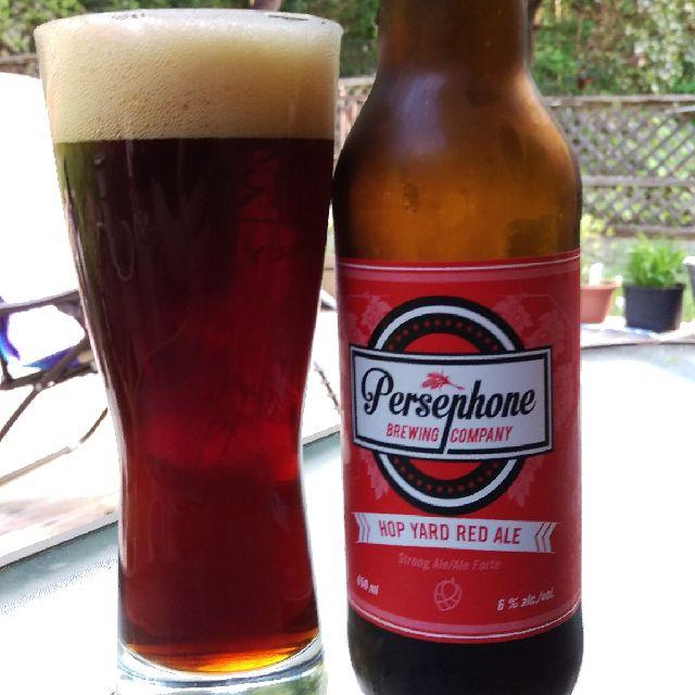 Hop Yard Red Ale 6.0%, Persephone Brewing, Canada