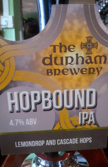 Hopbound IPA 4.7%, The Durham Brewery, England