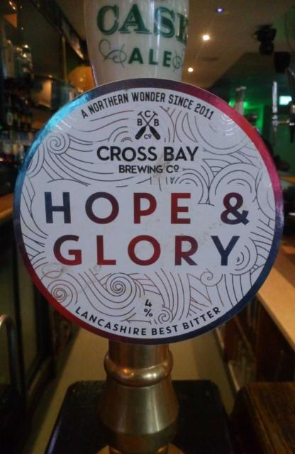 Hope & Glory 4.0%, Cross Bay Brewing Co, England