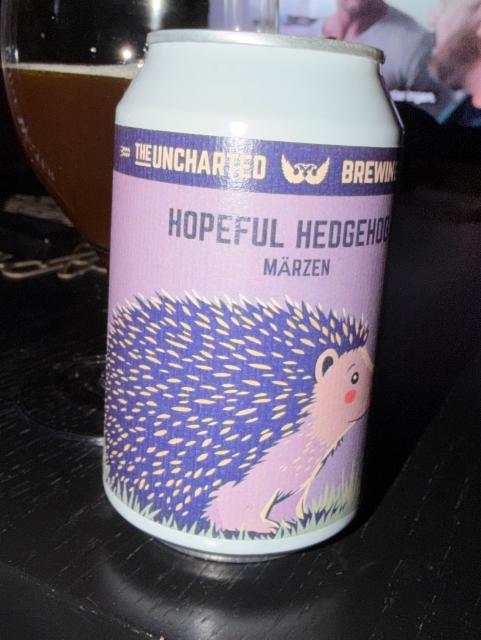 Hopeful hedgehog, The Uncharted Brewing Company