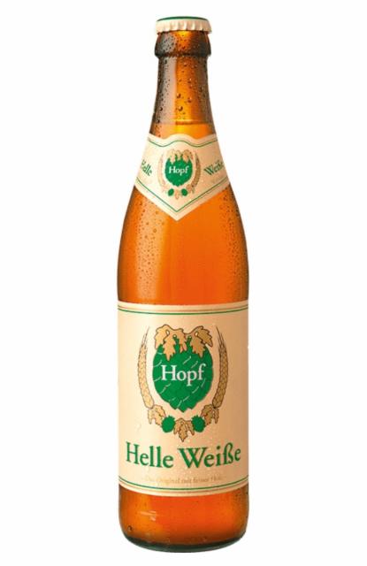 Hopf Helle Weiße, Weissbierbrauerei Hopf