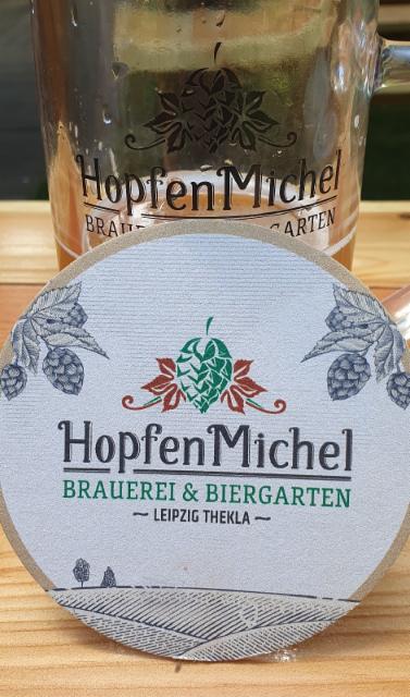 Hopfen Michel Helles 5.0%, Brauerei HopfenMichel Leipzig Thekla, Germany