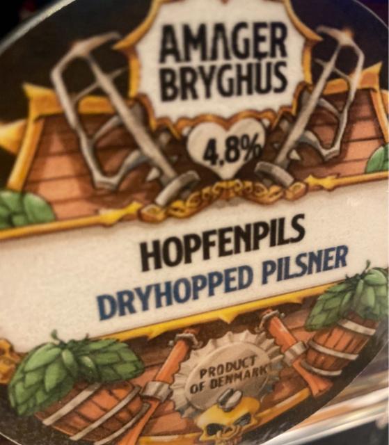 Hopfenpils 4.8%, Amager Bryghus, Denmark