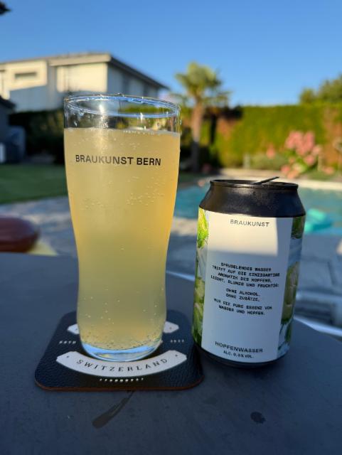 Hopfenwasser 0.0%, Braukunst Bern, Switzerland