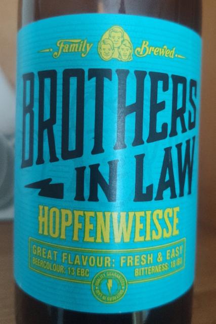 Hopfenweisse 6.0%, Brothers in Law Brewing (BIL), Netherlands