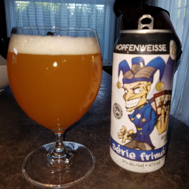 Hopfenweisse Série Frimée 5.0%, La microbrasserie du Saguenay, Canada