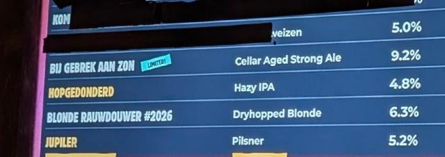 Hopgedondered 4.8%, Rabauw Craft Beer, Netherlands