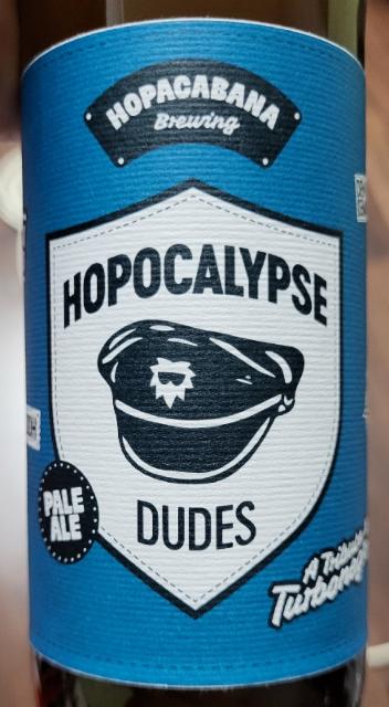 hopocalypse dudes 5.5%, Hopacabana Brewing, Germany