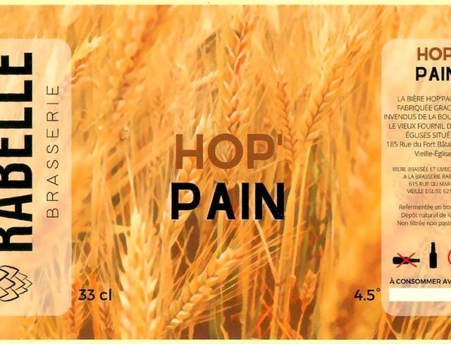 Hop'Pain 4.5%, Brasserie Rabelle, France