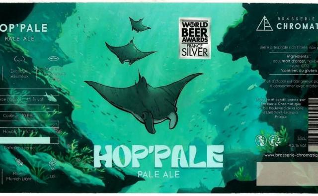 Hop'Pale 4.5%, Brasserie Chromatique, France