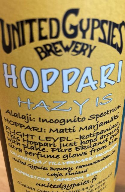 Hoppari 5.2%, United Gypsies (UG) Brewery, Finland