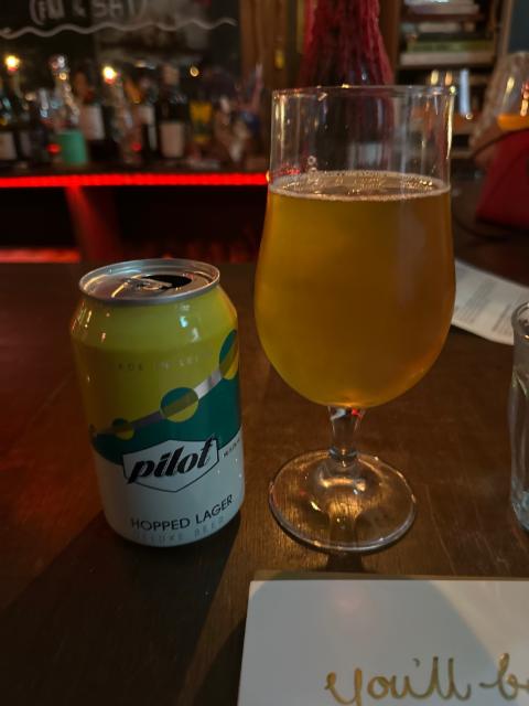 Hopped Lager 5.0%, Pilot, Scotland