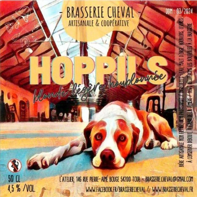 Hoppils 4.5%, Brasserie Cheval, France