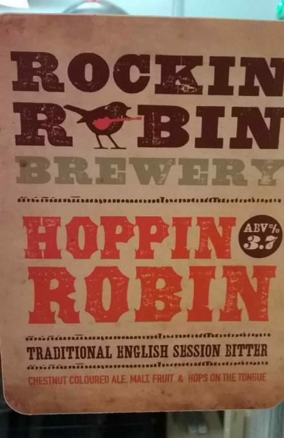 Hoppin Robin 3.7%, Rockin Robin Brewery, England