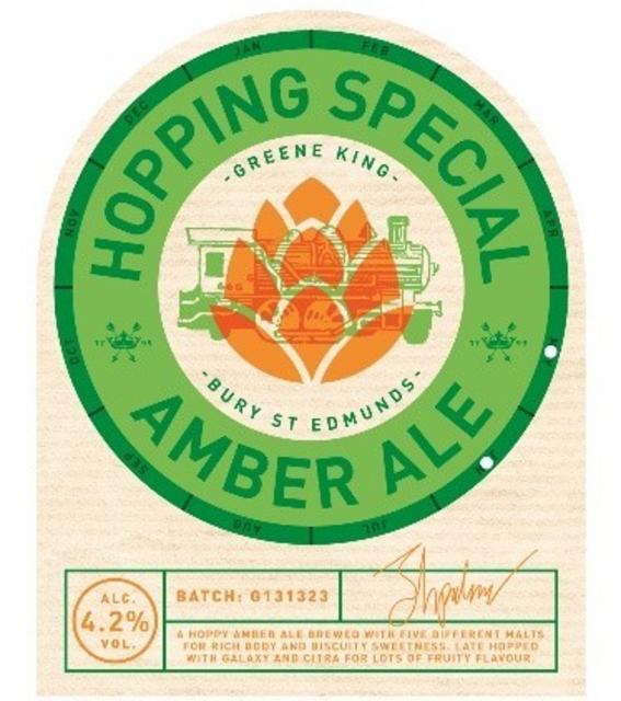 Hopping Special 4.2%, Greene King, England
