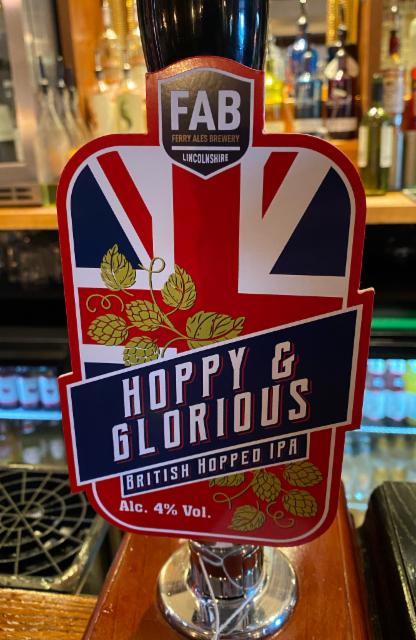 Hoppy & Glorious 4.0%, Ferry Ales Brewery, England