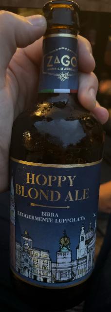 Hoppy blond ale 4.8%, Zago, Italy