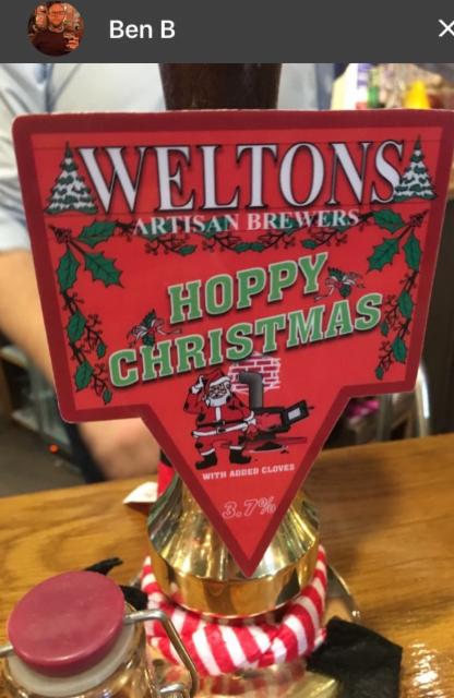 Hoppy Christmas 3.7%, Weltons Brewery Ltd, England