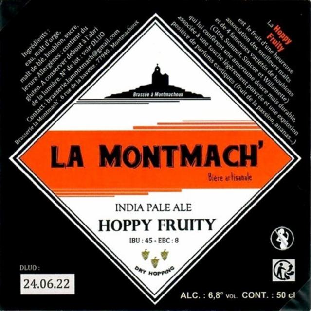 Hoppy Fruity 6.8%, Brasserie La Montmach' [Closed], France