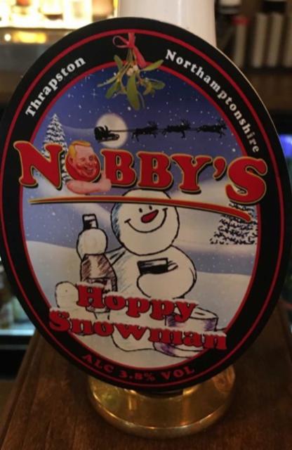 Hoppy Snowman 3.8%, Nobby's Brewery, England