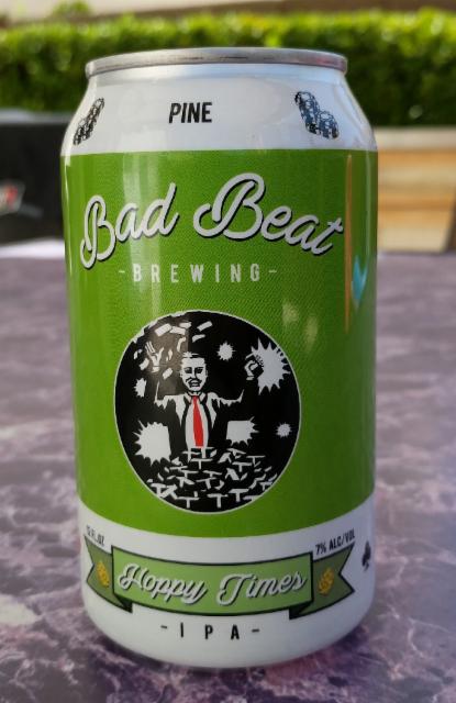 Hoppy Times IPA 7.0%, Bad Beat Brewing, United States