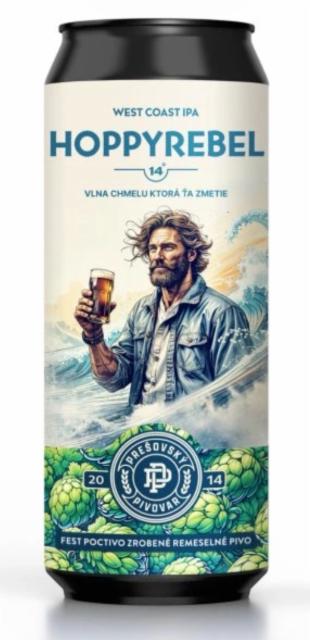 Hoppyrebel 14° 6.0%, Prešovský Pivovar, Slovakia