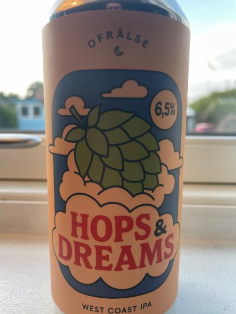 Hops & Dreams 6.5%, Ofrälse Brygghus, Sweden