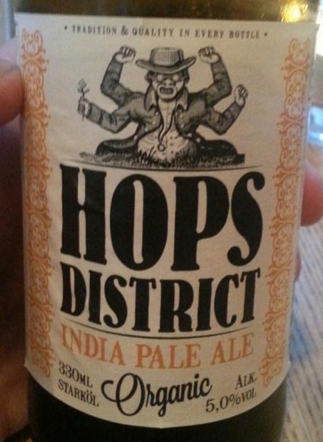 Hops District India Pale Ale 5.0%, Ørbæk Bryggeri, Denmark