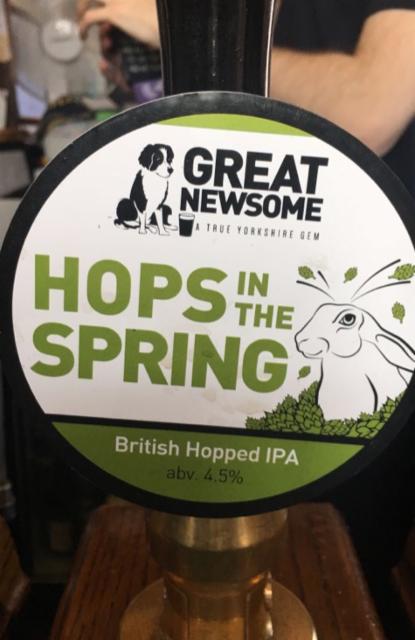 Hops in the Spring 4.5%, Great Newsome Brewer, England