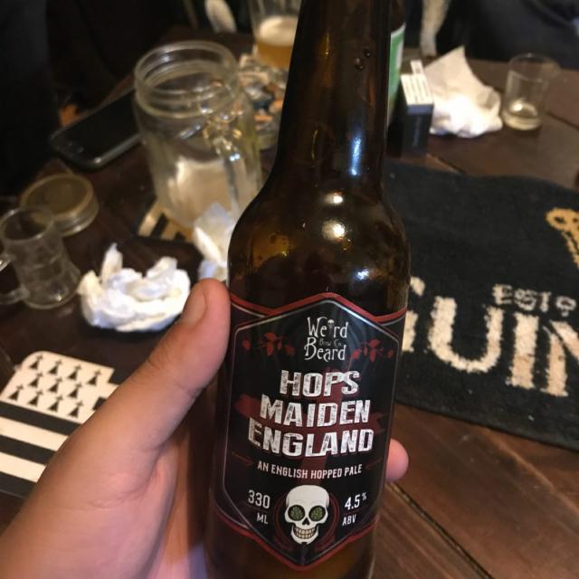 Hops Maiden England 4.5%, Weird Beard Brew Co., England