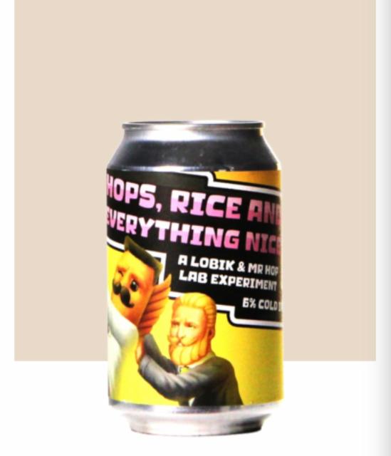Hops, Rice and Everything Nice 6.0%, Lobik Brewery, Slovenia
