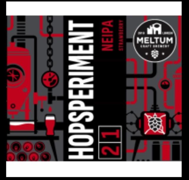 Hopsperiment 21 strawberry neipa 6.0%, Пивоварна Мелтум / Meltum Brewery, Bulgaria
