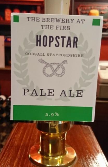 Hopstar 5.9%, The Firs Brewery, England