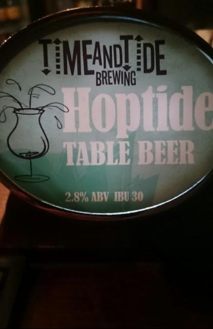 Hoptide Table Beer 2.8%, Time & Tide Brewing, England
