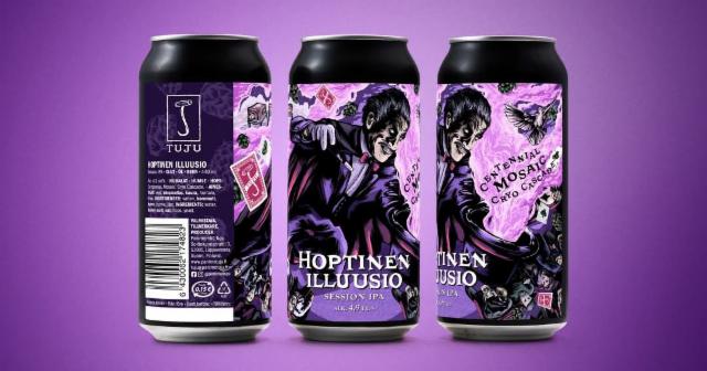 Hoptinen Illuusio: Centennial, Mosaic, Cryo Cascade 4.9%, Panimoyhtiö Tuju, Finland