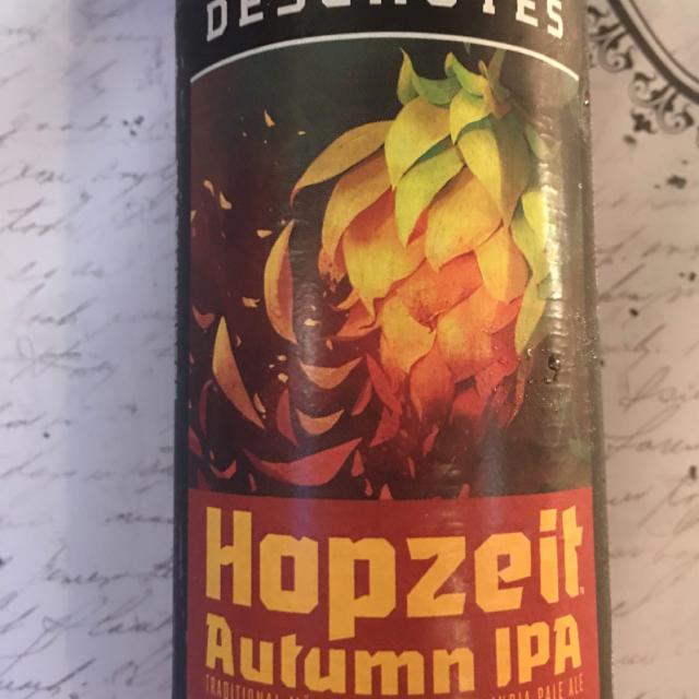 Hopzeit Autumn IPA 7.0%, Deschutes Brewery, United States