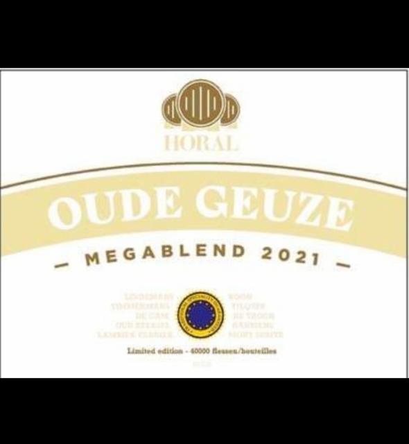 Horal Oude Geuze Megablend 2021 7.0%, Brouwerij Boon, Belgium