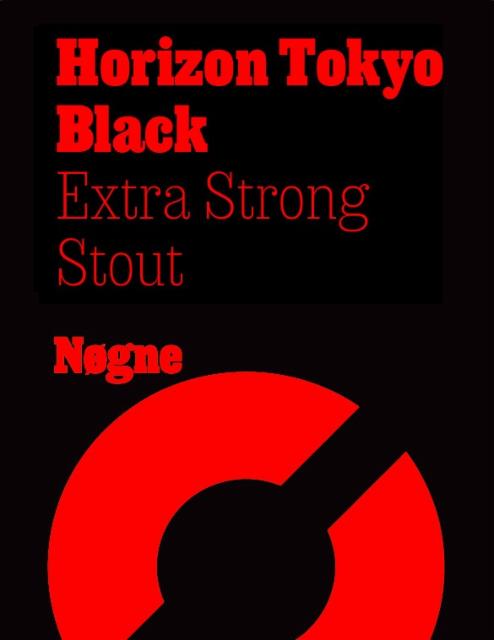 Horizon Tokyo Black 16.0%, Nøgne Ø, Norway
