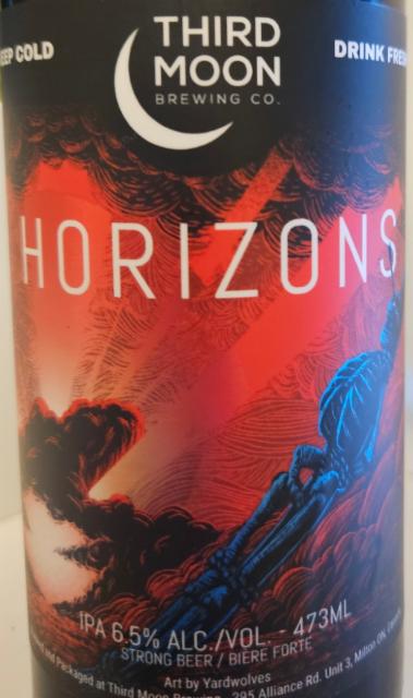 Horizons 6.5%, Third Moon Brewing Company, Canada