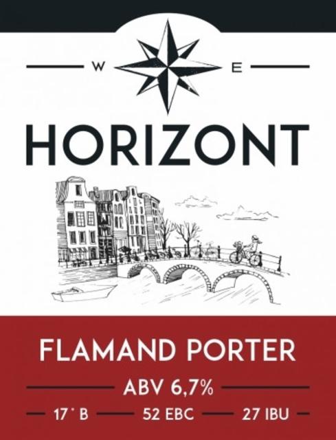 Horizont Flamand Porter 6.7%, Horizont Brewing, Hungary